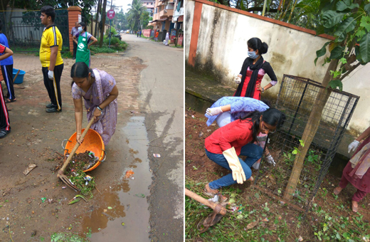 Manipal School cleanliness drive